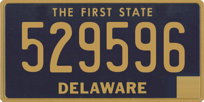 DE license plate 529596