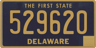 DE license plate 529620