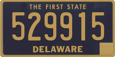 DE license plate 529915