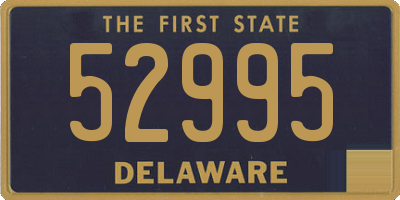 DE license plate 52995