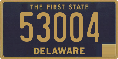 DE license plate 53004