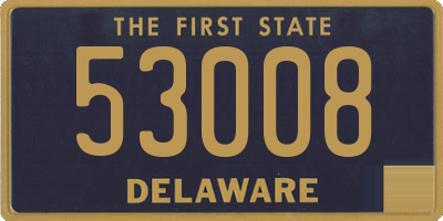 DE license plate 53008