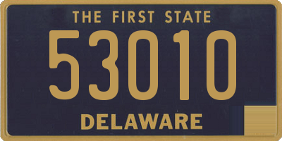 DE license plate 53010