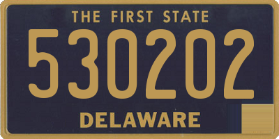 DE license plate 530202