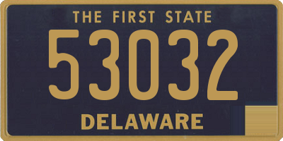 DE license plate 53032