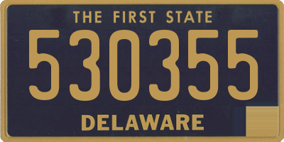 DE license plate 530355