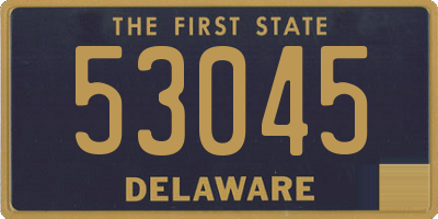 DE license plate 53045