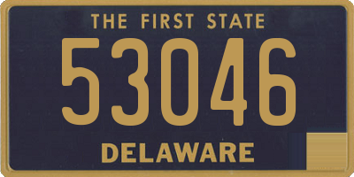 DE license plate 53046