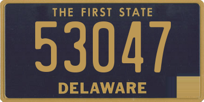 DE license plate 53047