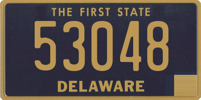 DE license plate 53048