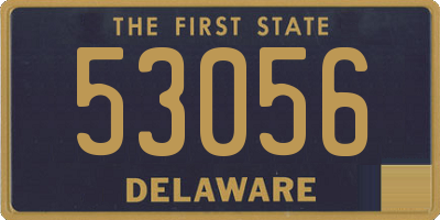 DE license plate 53056