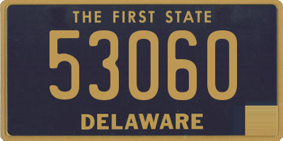 DE license plate 53060