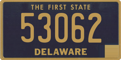 DE license plate 53062
