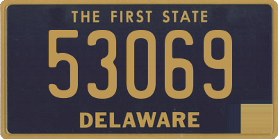 DE license plate 53069