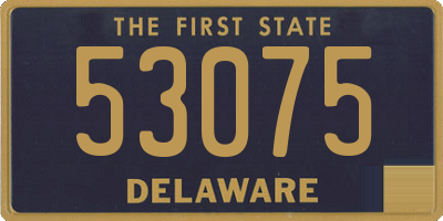 DE license plate 53075