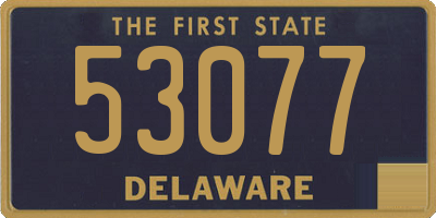 DE license plate 53077