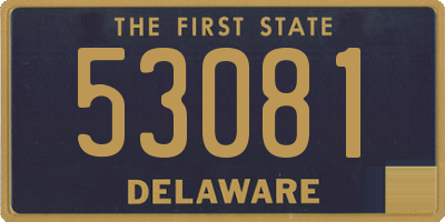 DE license plate 53081