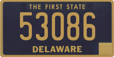 DE license plate 53086