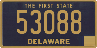 DE license plate 53088