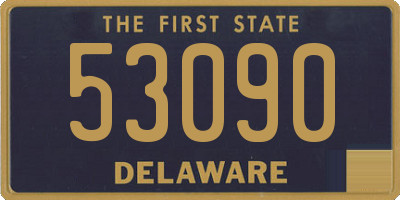 DE license plate 53090