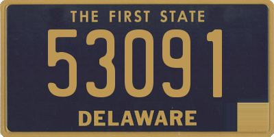 DE license plate 53091