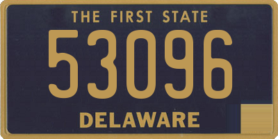 DE license plate 53096