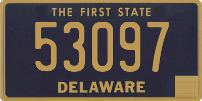 DE license plate 53097