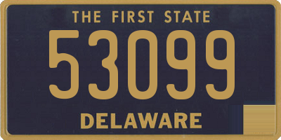 DE license plate 53099