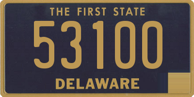 DE license plate 53100