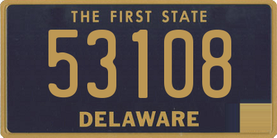 DE license plate 53108