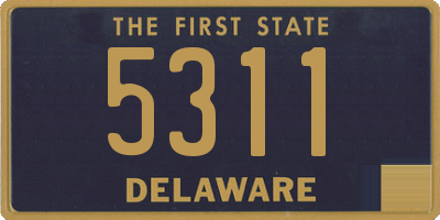 DE license plate 5311