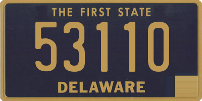 DE license plate 53110