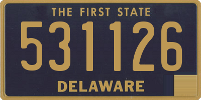 DE license plate 531126
