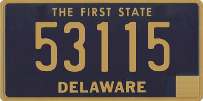 DE license plate 53115