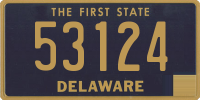 DE license plate 53124