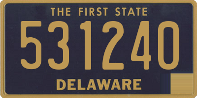 DE license plate 531240