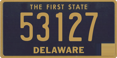 DE license plate 53127