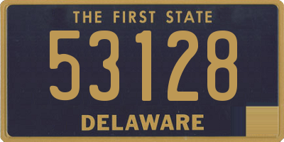 DE license plate 53128