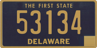 DE license plate 53134