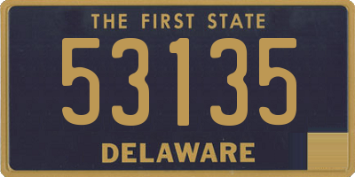 DE license plate 53135