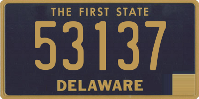 DE license plate 53137