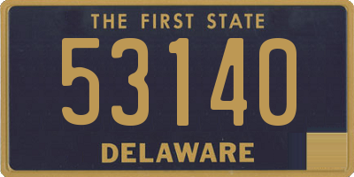 DE license plate 53140