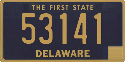 DE license plate 53141