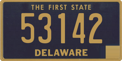 DE license plate 53142