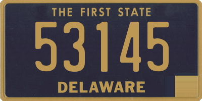 DE license plate 53145