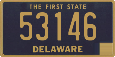 DE license plate 53146