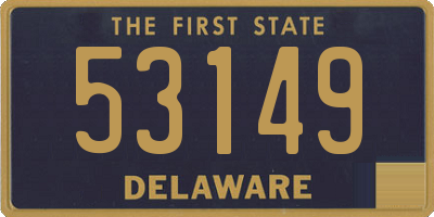 DE license plate 53149