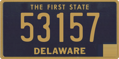 DE license plate 53157