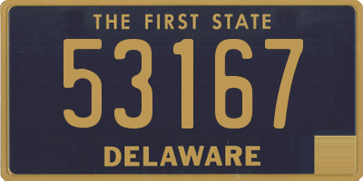 DE license plate 53167