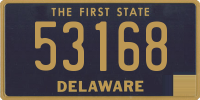 DE license plate 53168